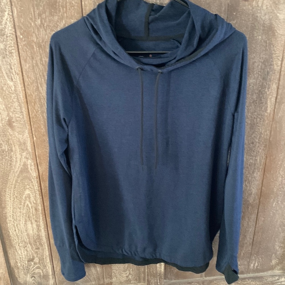 Small Navy and Black Tangerine hooded top